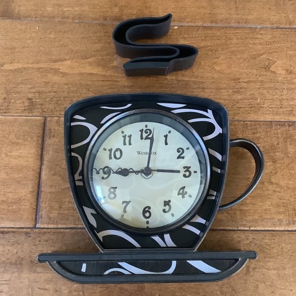 Coffee Design Analog Clock - Picture 3 of 5